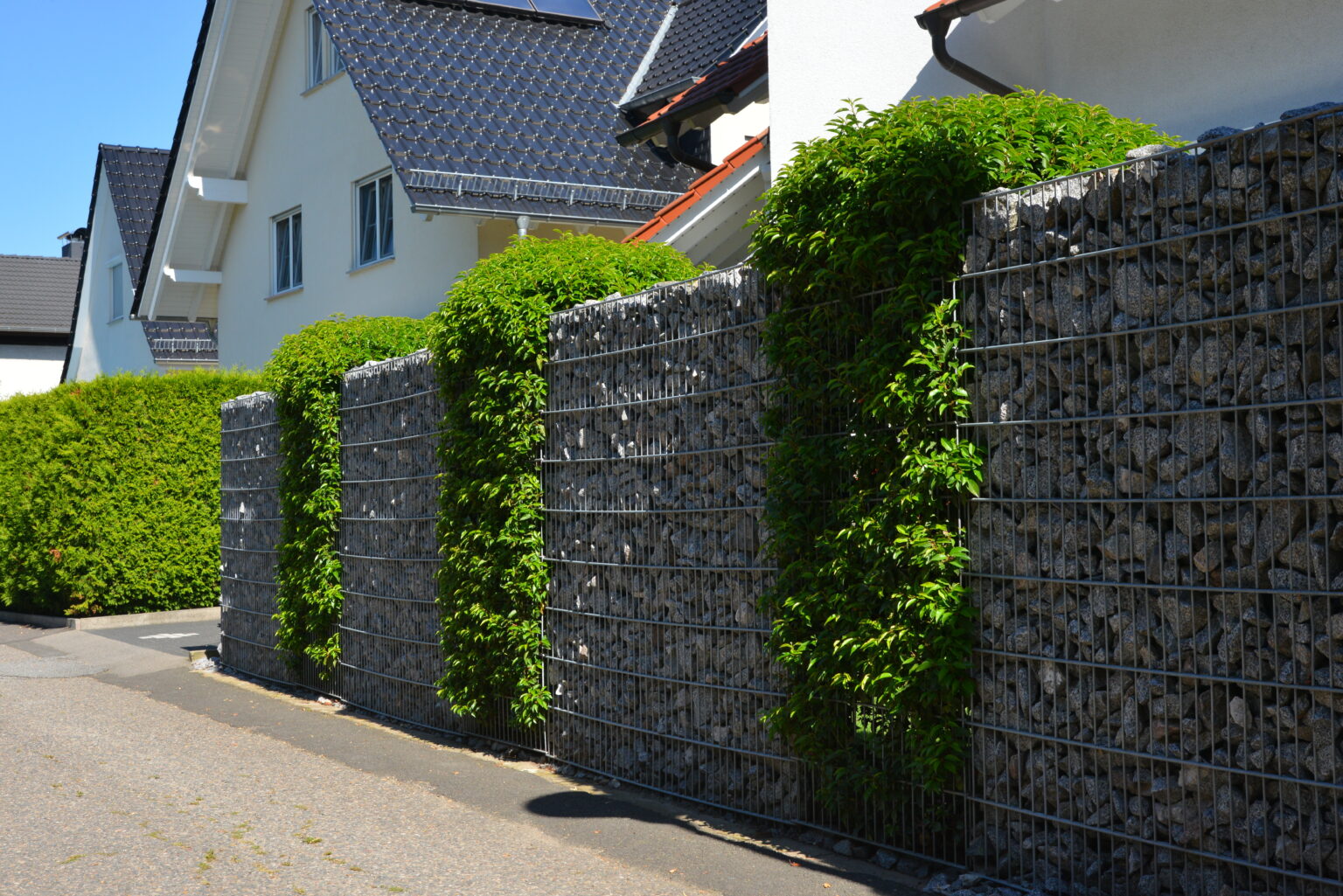 Gabionen Steinsäulen Ravensburg